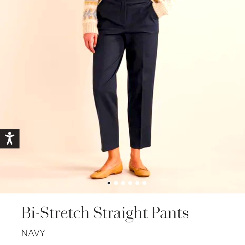 Navy Boden straight leg pants (size 2P) New without tags! ✨